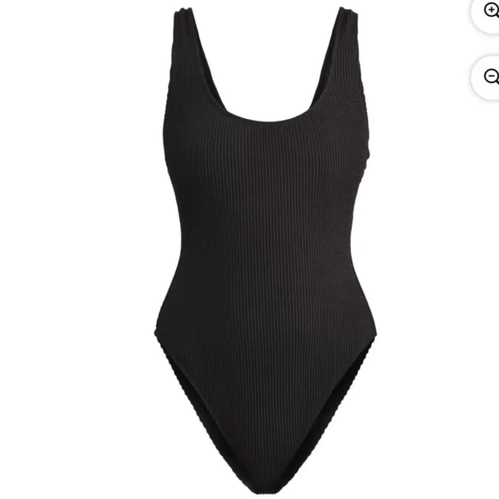 No Boundaries Women's Herringbone Crinkle One‎ Piece Swimsuit, Size XXS -  NWT